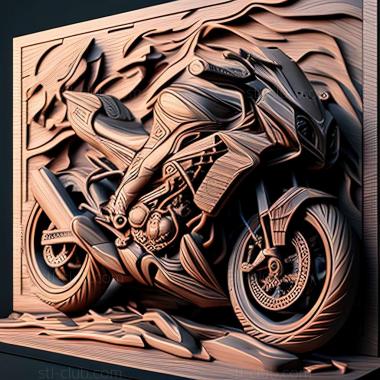 3D мадэль Suzuki GSX S750 (STL)